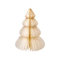 Deko-Baum Wabe, creme/4 Stufen, 15 cm