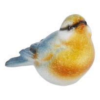 Deko-Vogel Amy, Kopf/gelb, 7 cm