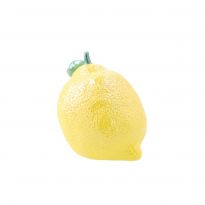Deko-Frucht Pearl, Zitrone, 13 cm