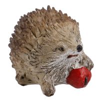 Igel Mini mit Apfel, unten, 5.5 x 4 x 4 cm
