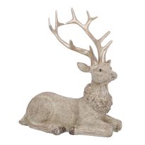 Hirsch Antik, Kopf rechts, 10 cm