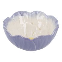 Schale Blüten, Antik/lila, 12 cm