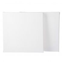 2er Set Leinwand, 20 x 20 cm