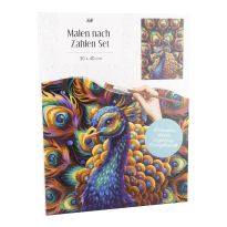 Malen nach Zahlen, Pfau, 30 x 40 cm