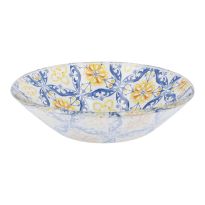 Schale Orient, Mandala/dunkelblau/orange, 10 cm