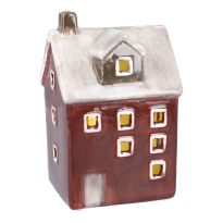 LED-Haus Rustik, Tür, 16 cm