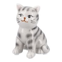 Deko-Katze, schlicht/sitzend, 8 cm