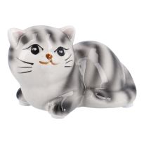 Deko-Katze, schlicht/liegend, 5.5 cm