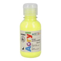 Acrylfarbe, gelb-fluoreszierend, 125 ml