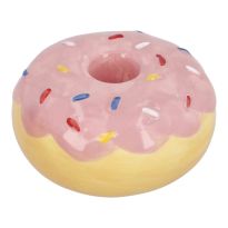 Kerzenhalter Donut, rosa