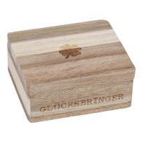 Box mit Magnetverschluss, Glücksbringer