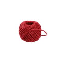 Jute-Kordel, rot, 30 m