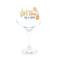 Cocktailglas, orange/grün, 730 ml