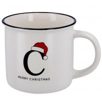 Becher Buchstabe mit Mütze, C, 380 ml