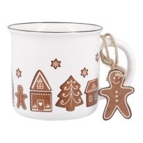 Becher Buchstabe/Lebkuchen, Stadt, 380 ml