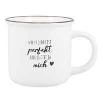 Becher Spruch, Perfekt, 300 ml