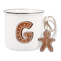 Becher Buchstabe/Lebkuchen, G, 380 ml