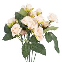 Strauß Minirosen, 21 Blüten, rosa, 29.5 cm