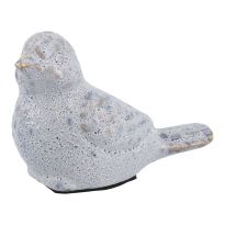 Vogel Antik, blau-braun, 12.5 x 9.5 cm