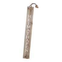 Schild Spruch, Heimathafen/hängend, 78 cm