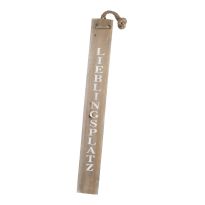 Schild Spruch, Lieblingsplatz/hängend, 78 cm