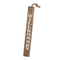 Schild Spruch, Willkommen/hängend, 78 cm