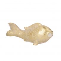 Fisch, gold, 44 x 15 x 19 cm