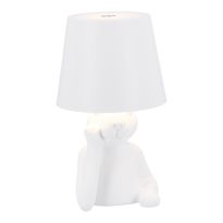 Leuchte Hase, weiß/matt, 19 cm