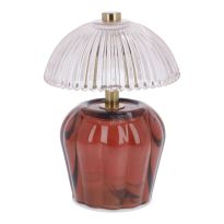 Leuchte Glas-Schirm, dunkelrosa, 15 cm