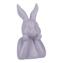 Hasenkopf Kinn, flieder/matt, 27 cm