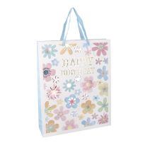 Geschenktüte Geburtstag, Birthday/Blumen, 33 x 41 cm