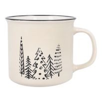 Becher Xmas/Klassik, Tanne/creme, 400 ml