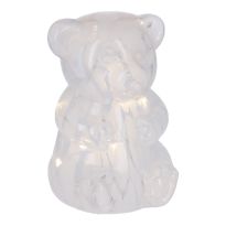 LED-Bär Sprenkel, weiß, 18 cm