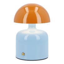 LED-Leuchte Bunt, blau/orange, 9 x 15 cm