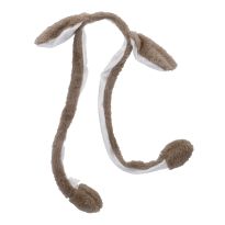 Haarreifen Klappohr, braun, 47 cm