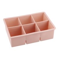 Eiswürfelform, eckig, rosa