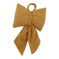 Cord-Schleife, ocker, 13 x 20 cm