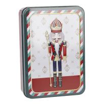 Keksdose Retro, Nussknacker/eckig, 13.4 x 9.5 x 3.7 cm