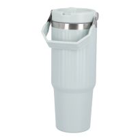 Isolierbecher mit Henkel, türkis, 900 ml