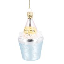 Anhänger Fancy, Edel, Champagnerkübel, 12 cm