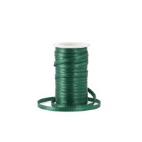 Geschenkband Satin, dunkelgrün, 3mm x 10m