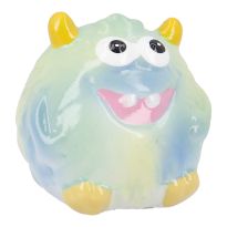Spardose Mini, Monster, pastellblau/grün, 6 cm