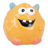 Spardose Mini, Monster, orange, 6 cm