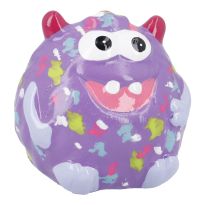 Spardose Mini, Monster, lila, 6 cm