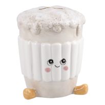 Spardose Food, Kaffeebecher, 13 cm