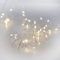 LED-Lichterkette Mini mit Timer, 40er
