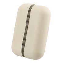 USB-Handwärmer Doppel, matt/creme