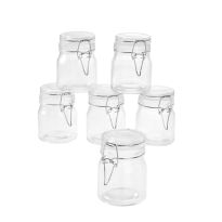 6er Set Vorratsglas mit Bügelverschluss, 150 ml