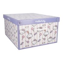 Karton Motiv, Hello Kitty/lila, 39 x 50 cm