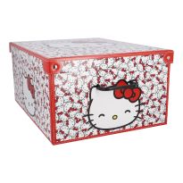 Karton Motiv, Hello Kitty/rot, 39 x 50 cm